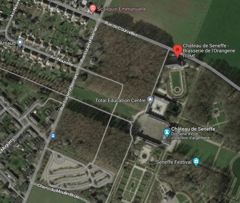 Vue satellite du domain e